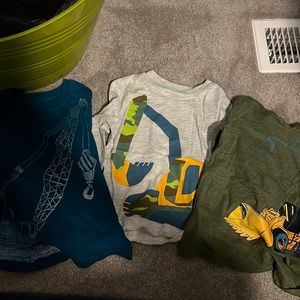 Toddler construction shirts
